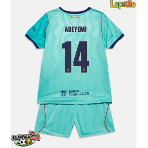 Barcelona Karim Adeyemi #14 Kolmaspaita Lapsille 2026-27 Lyhythihainen (+ shortsit)